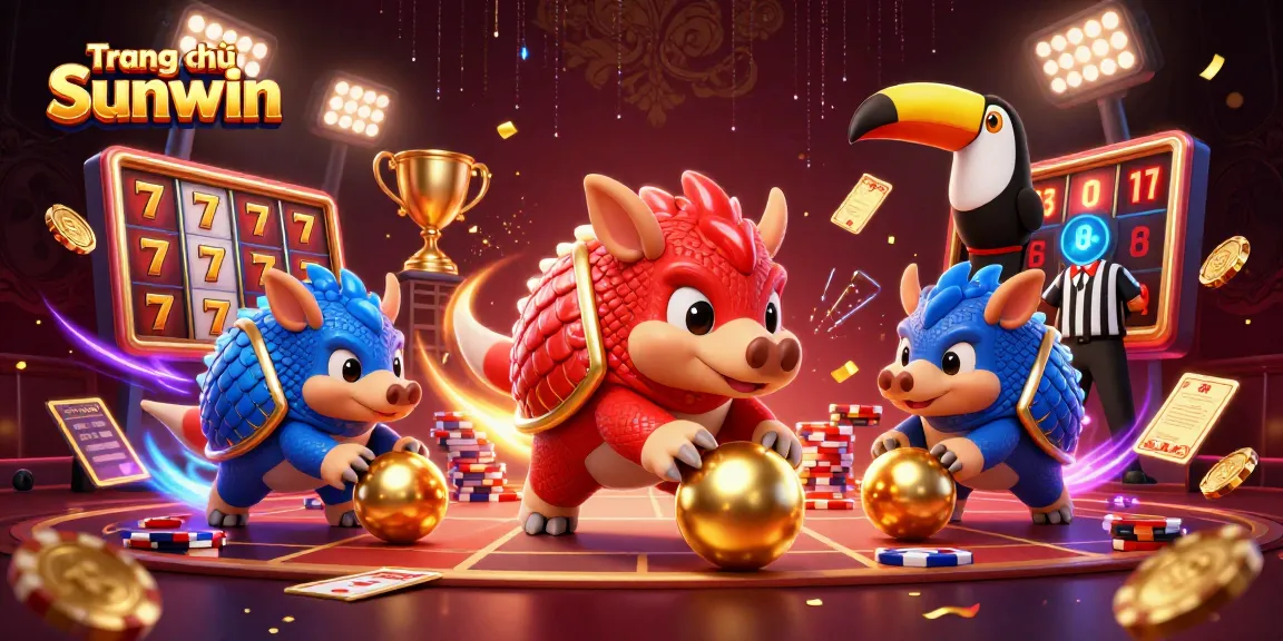 Experience thrilling gameplay on Trang chủ Sunwin with cartoon pangolins bowling through poker chips!
