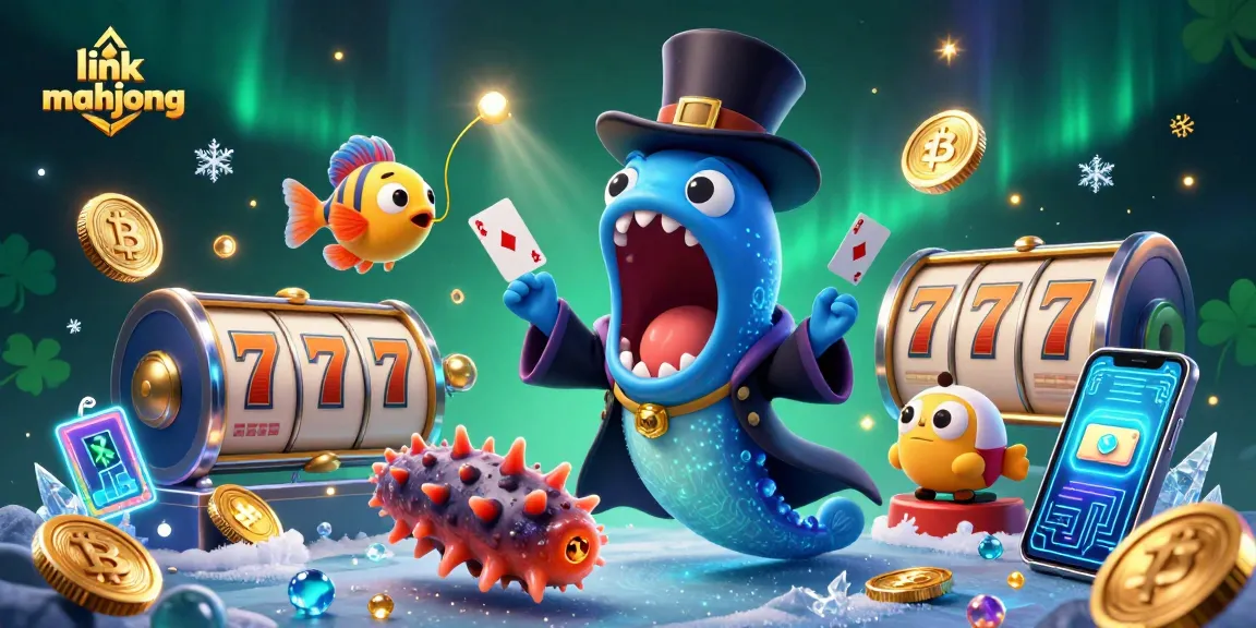 Play link mahjong for thrilling jackpot excitement with stunning 3D casino creatures.